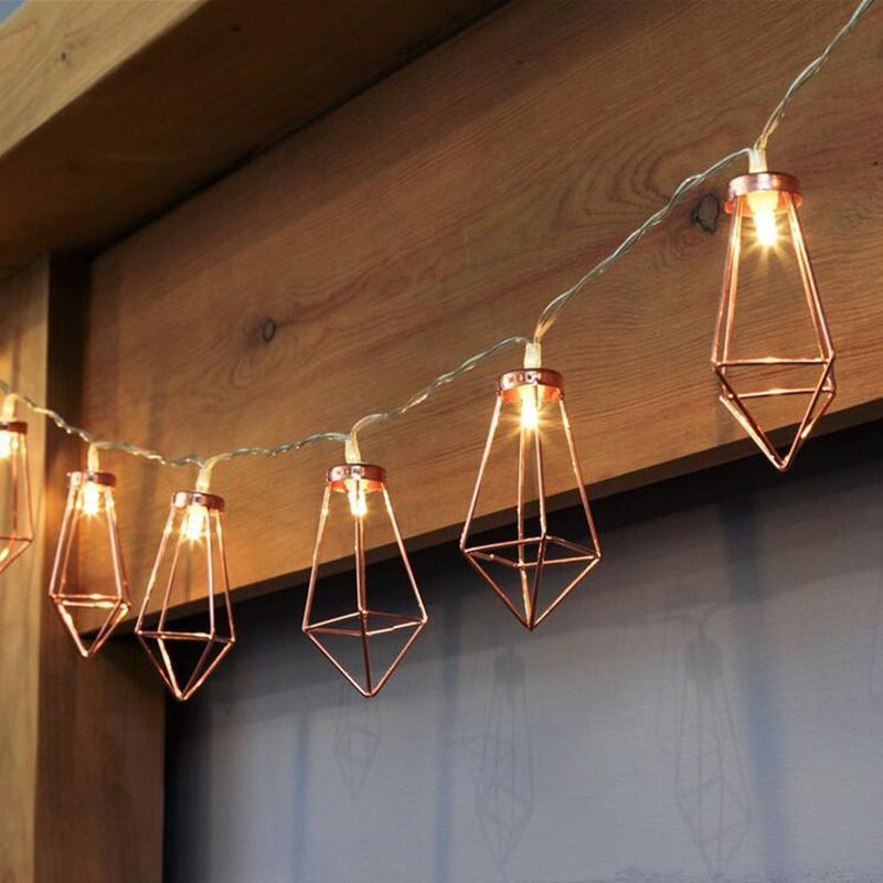 Craft Rose Gold Lantern Light