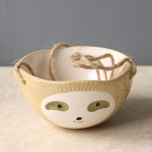 Ceramic Hanging Flower Plant Sloth Pot