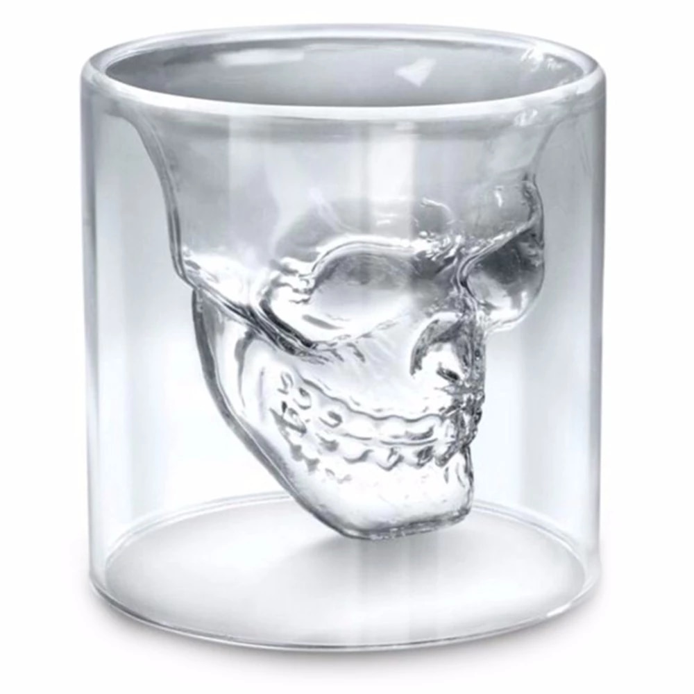 Creative Halloween Crystal Skull Glass