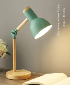 Wooden Folding Table Lamp 3D Night Light