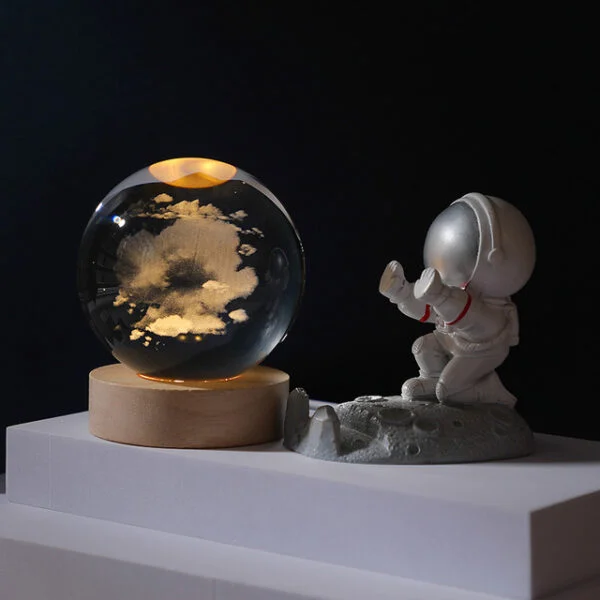 3D Planet Crystal Ball