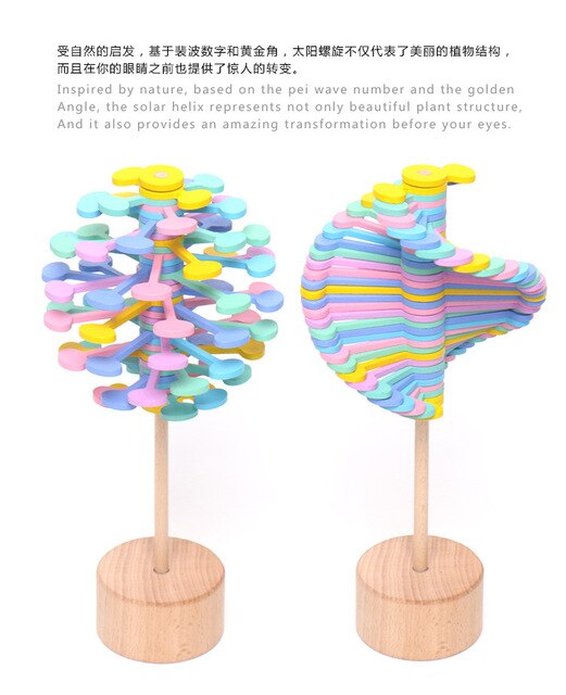 Wooden Lollipop Stress Relief Toy