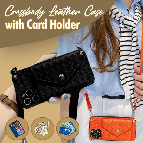 Crossbody Leather Case with Card Holder