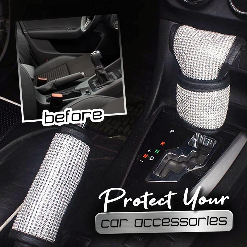 Crystal Car Accessories Cover Set