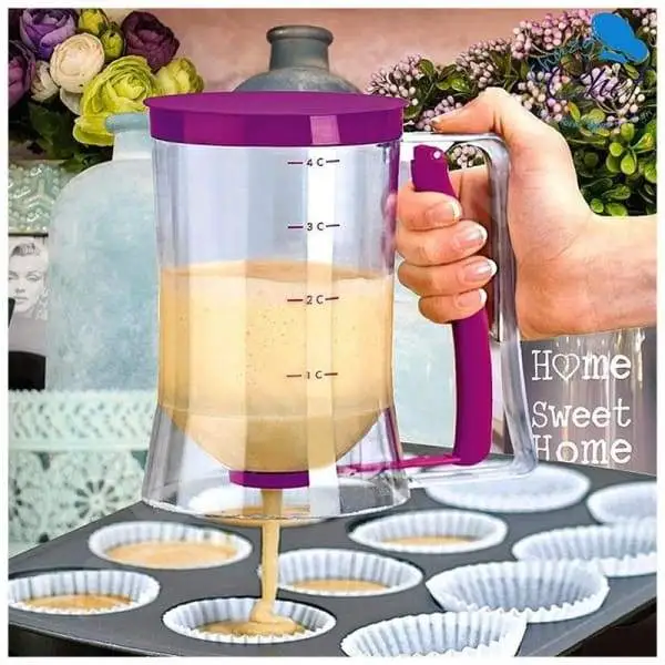 Cupcake And Pancake Batter Dispenser With Measurements