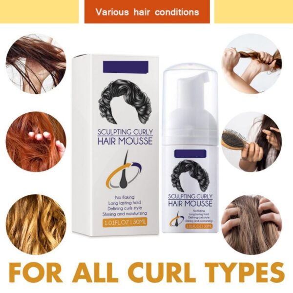 Curly Hair Styling Mousse