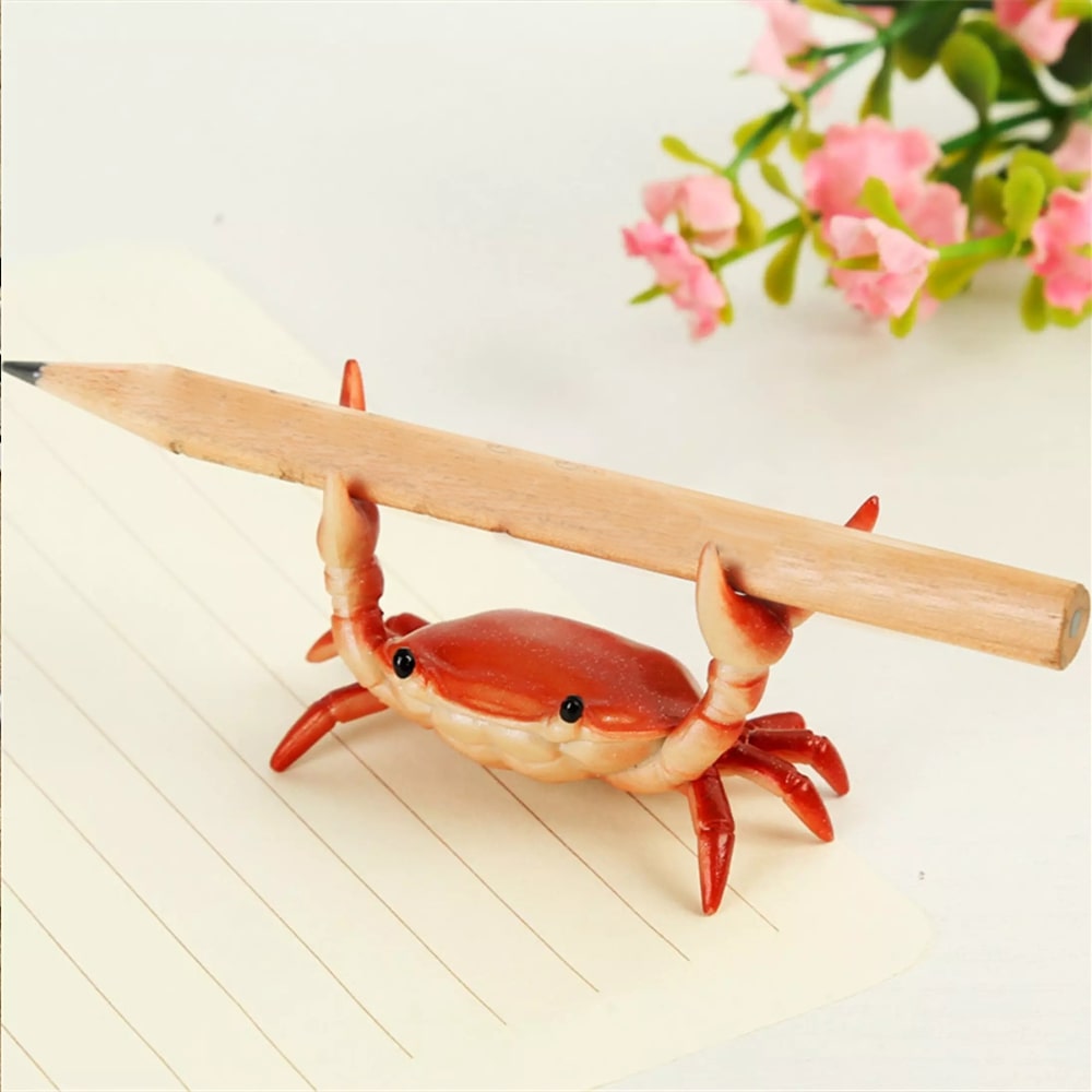 Cute Crab Pen Holder For Desk