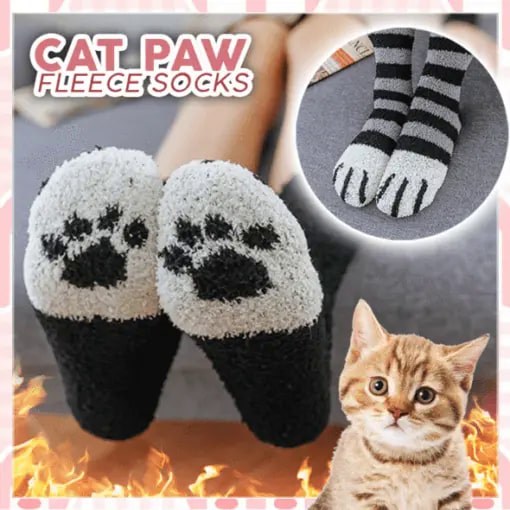 Cute Meow Fleece Socks