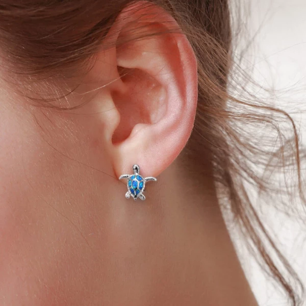 Cute Sea Turtle Earrings Studs