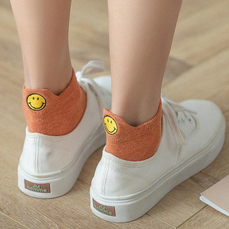 Cute Smiling Heel Socks