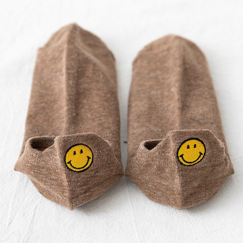 Cute Smiling Heel Socks