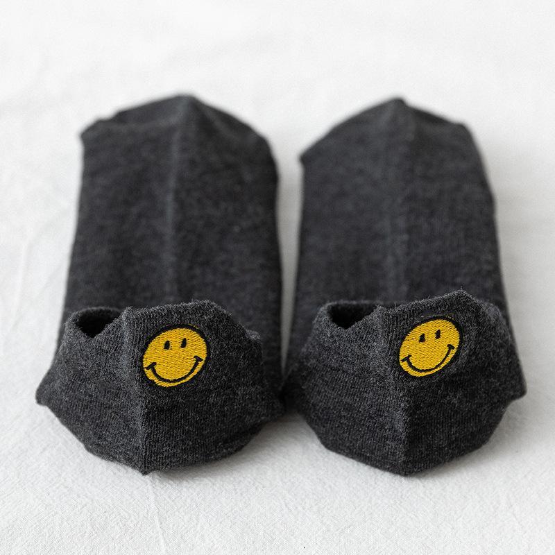 Cute Smiling Heel Socks