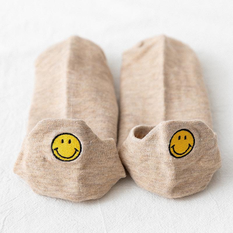 Cute Smiling Heel Socks