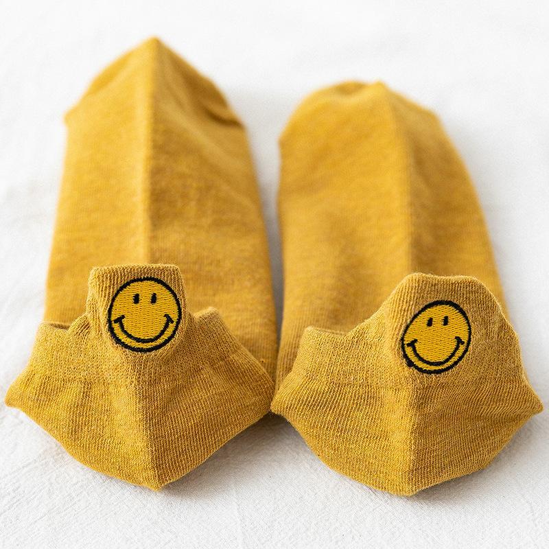 Cute Smiling Heel Socks