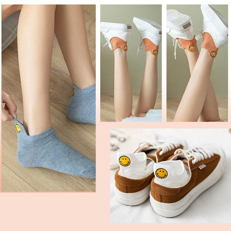 Cute Smiling Heel Socks