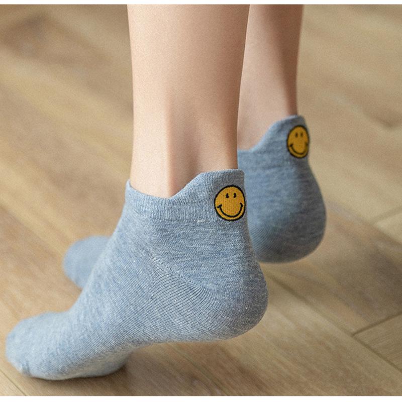 Cute Smiling Heel Socks