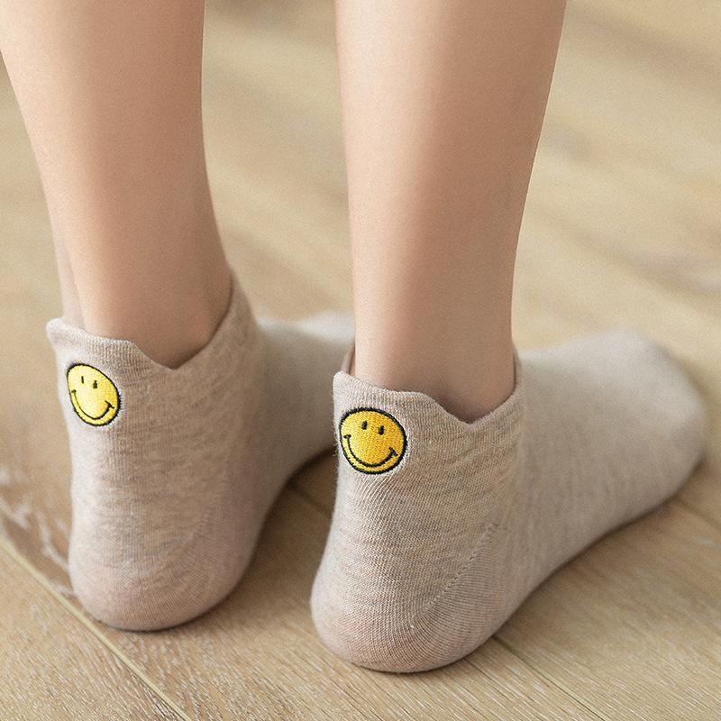 Cute Smiling Heel Socks