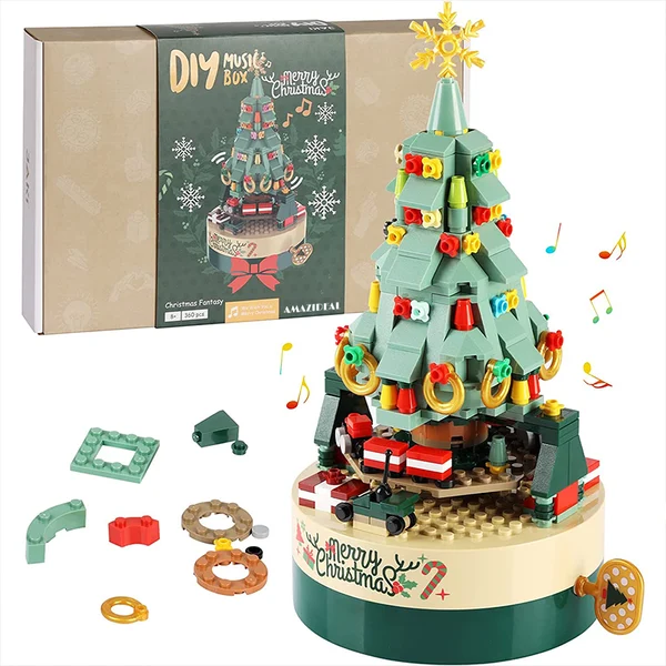 DIY Building Blocks Christmas Tree Octavo Box