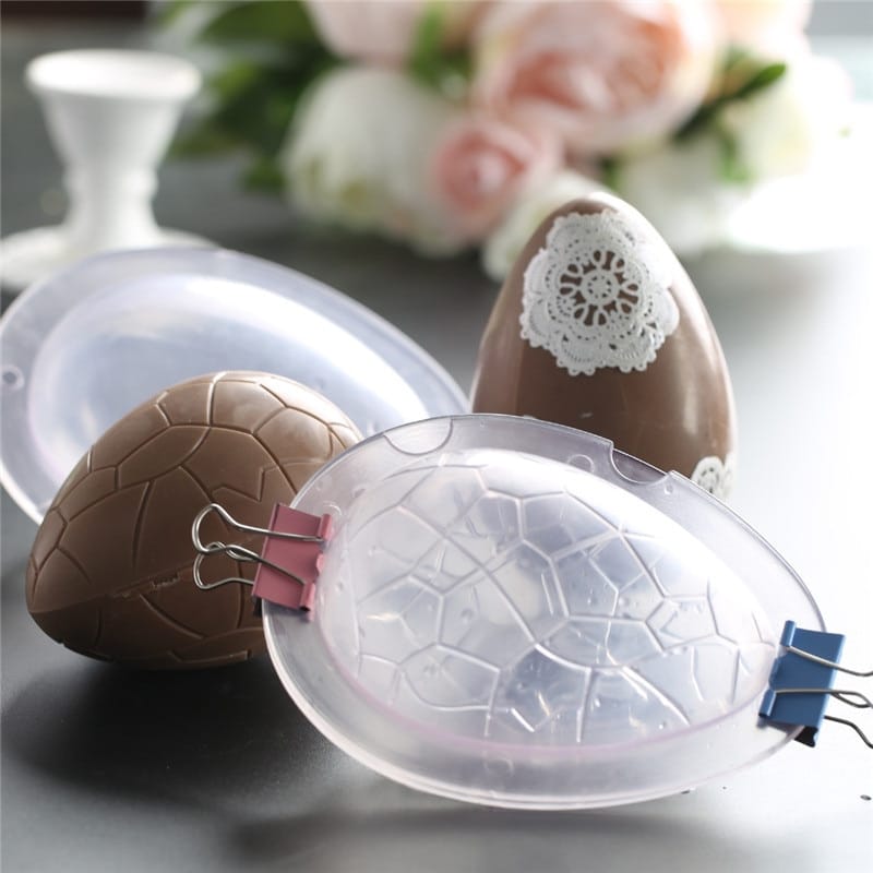 3D Chocolate Egg Mold Set