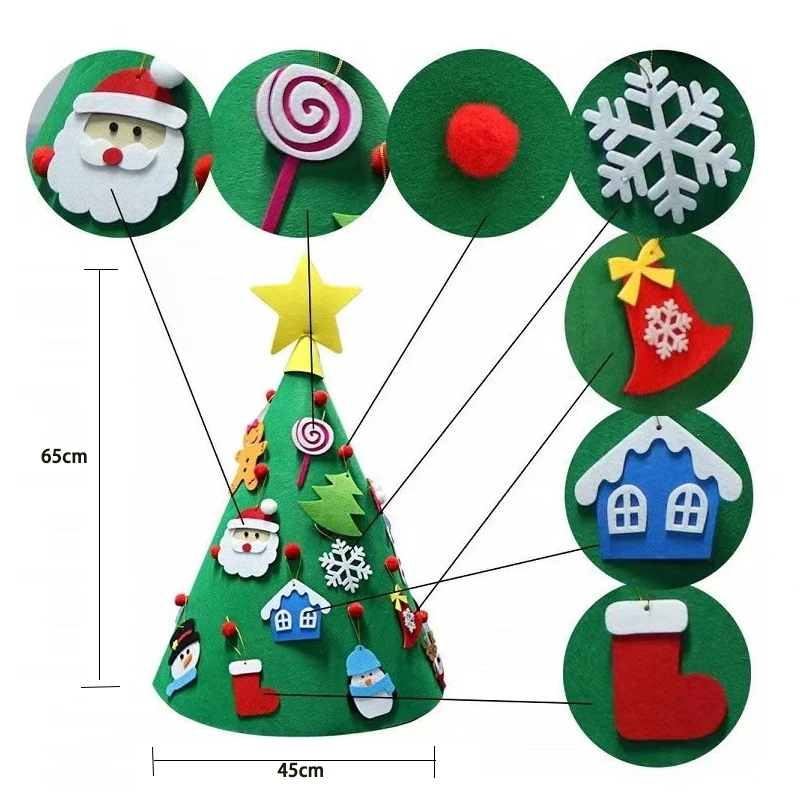 Velcro Christmas Tree For Toddlers