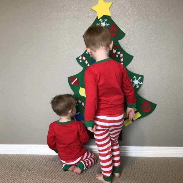 DIY Kids Christmas Tree Set