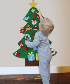 DIY Kids Christmas Tree Set