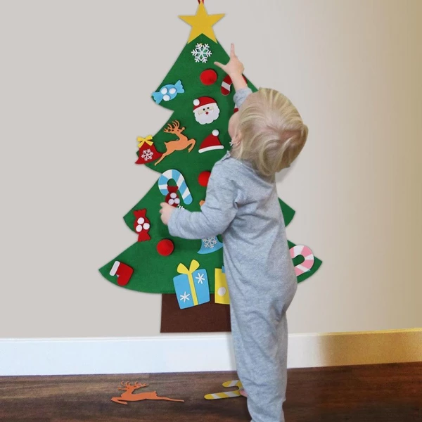 DIY Kids Christmas Tree Set