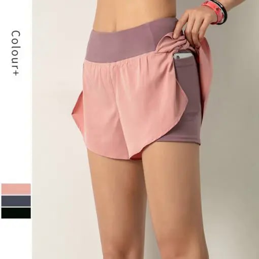 Double Layered Yoga Shorts