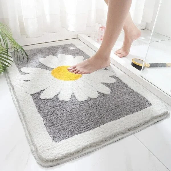 Daisy Flower Non-Slip Mat