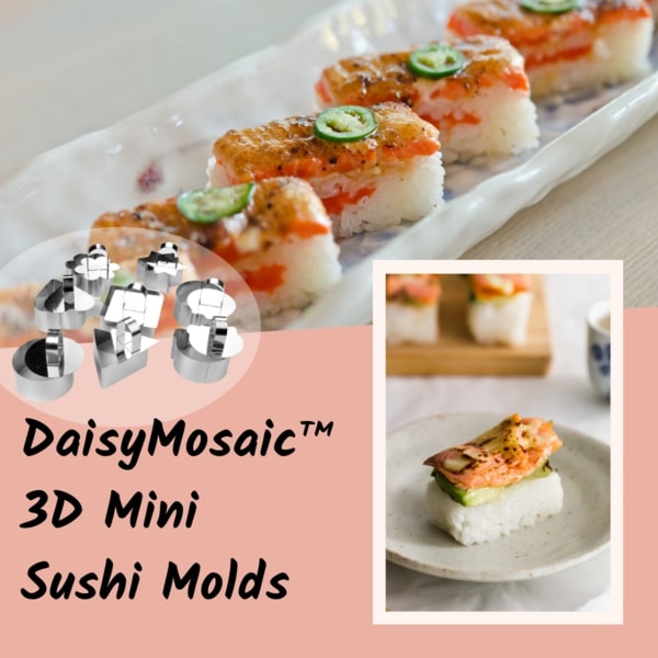 DaisyMosaic 3D Mini Sushi Molds