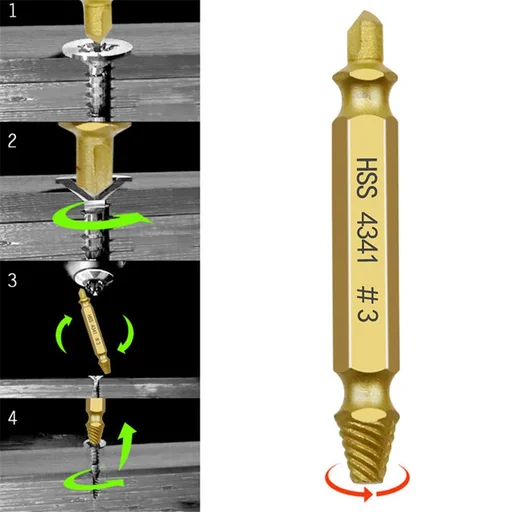 Damaged Screw Extractor Kit