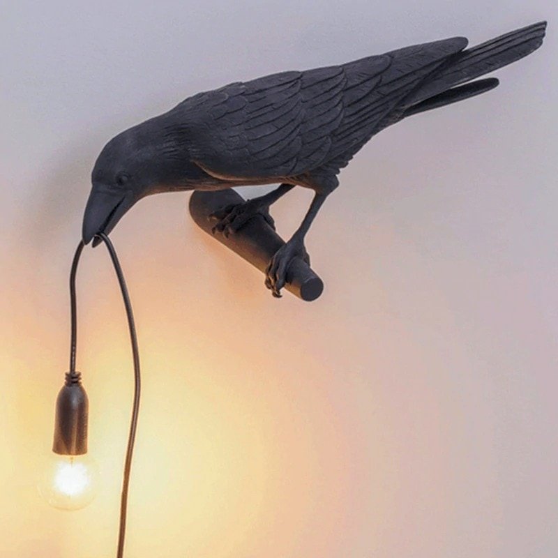 Decoration Raven Lamp