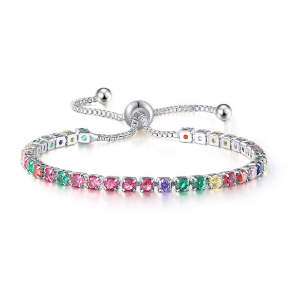 Delicate Rainbow Tourmaline Bracelet