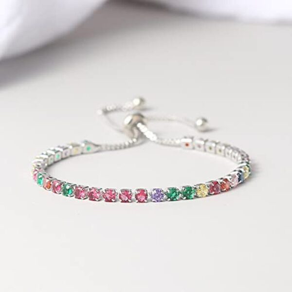 Delicate Rainbow Tourmaline Bracelet