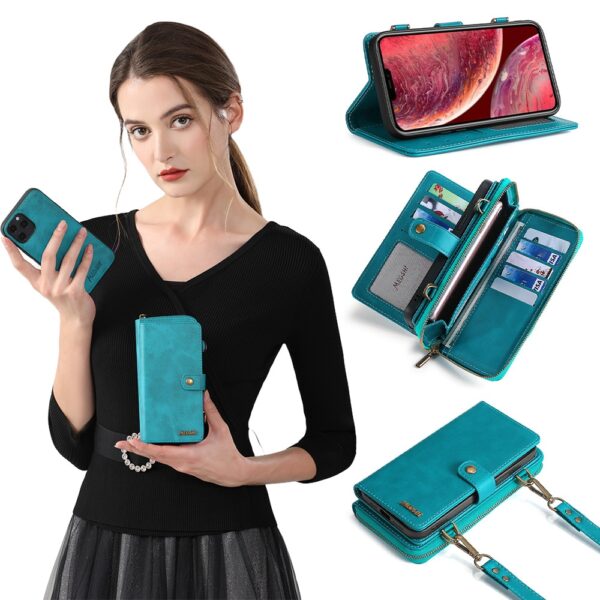 2 In 1 Detachable Leather Wallet Phone Case