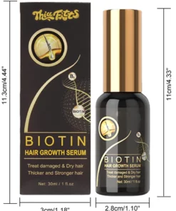 Thiccfitts BIOTIN Hair Growth PUMP Serum