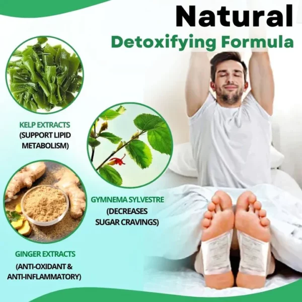 DetoxLab Anti-Swelling Ginger Foot Pads