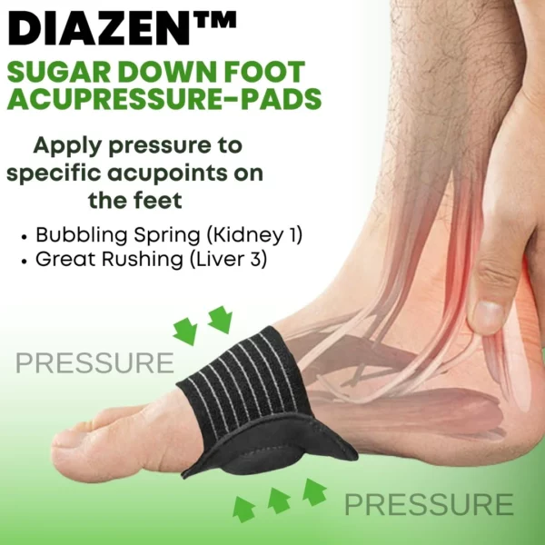 DiaZen Sugar Down Foot Acupressure-Pads