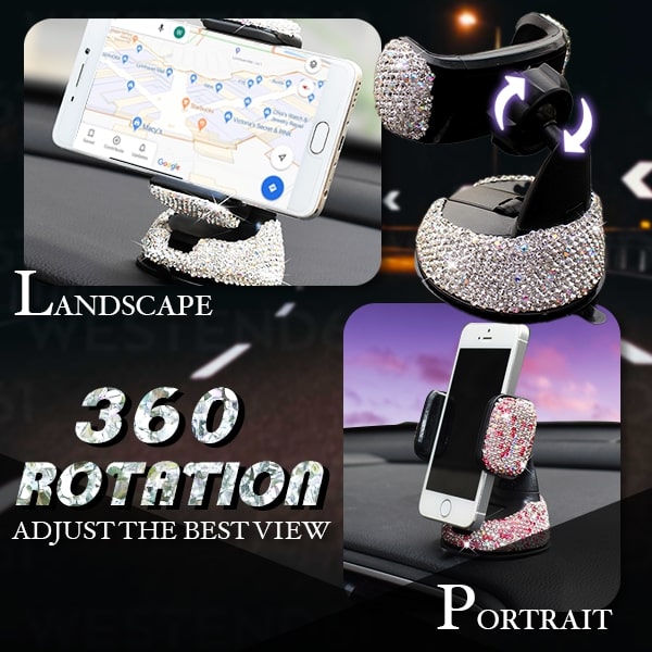 Diamond Car Phone Holder