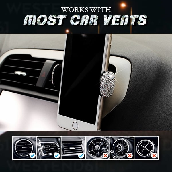 Diamond Car Phone Holder