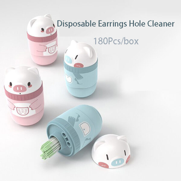 Disposable Earring Hole Cleaning Set