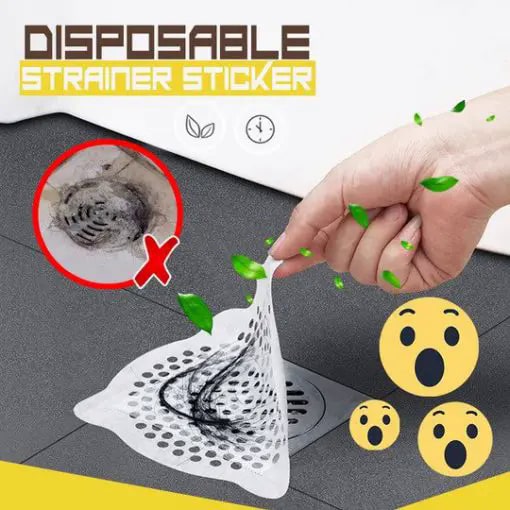 Disposable Strainer Sticker