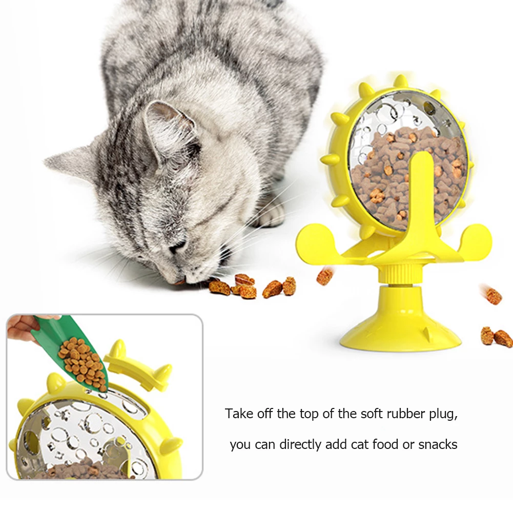 Rotating Windmill Cat Toy