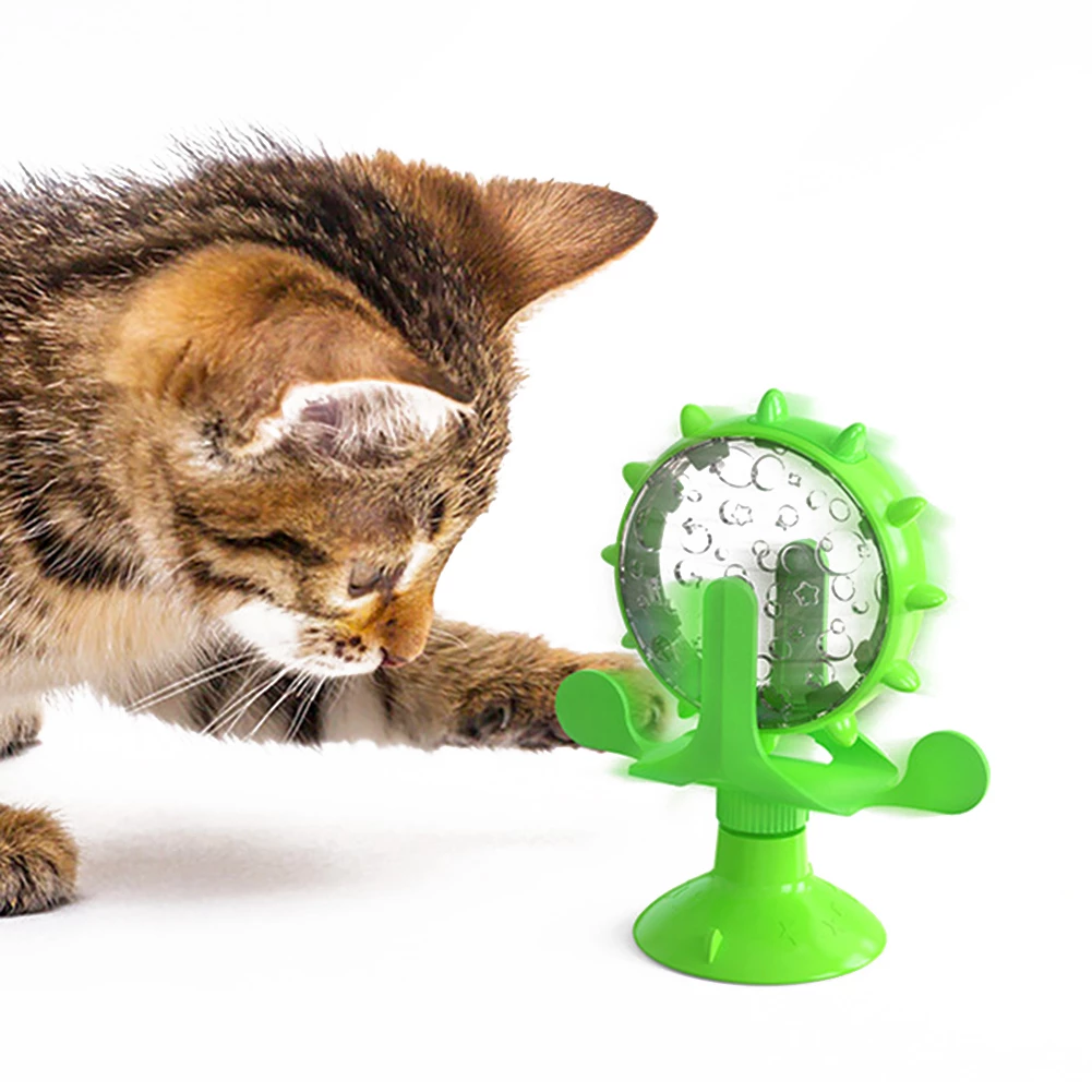 Rotating Windmill Cat Toy