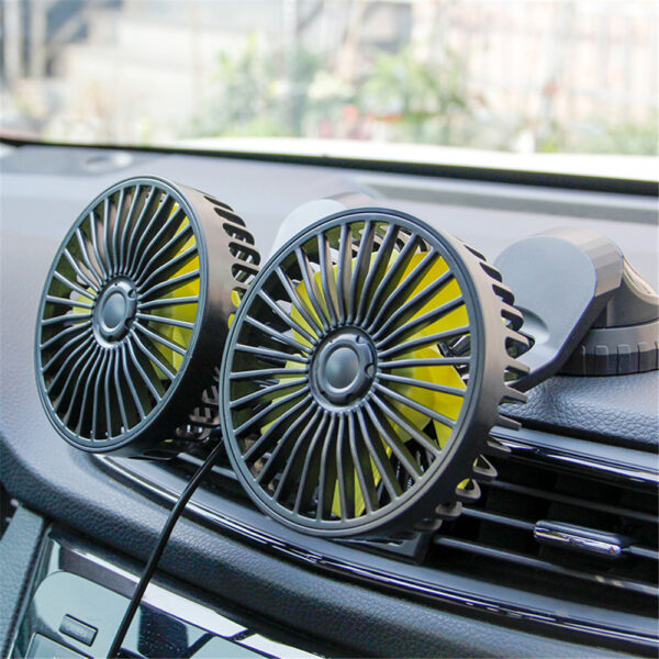 Double Cooling Car Fan