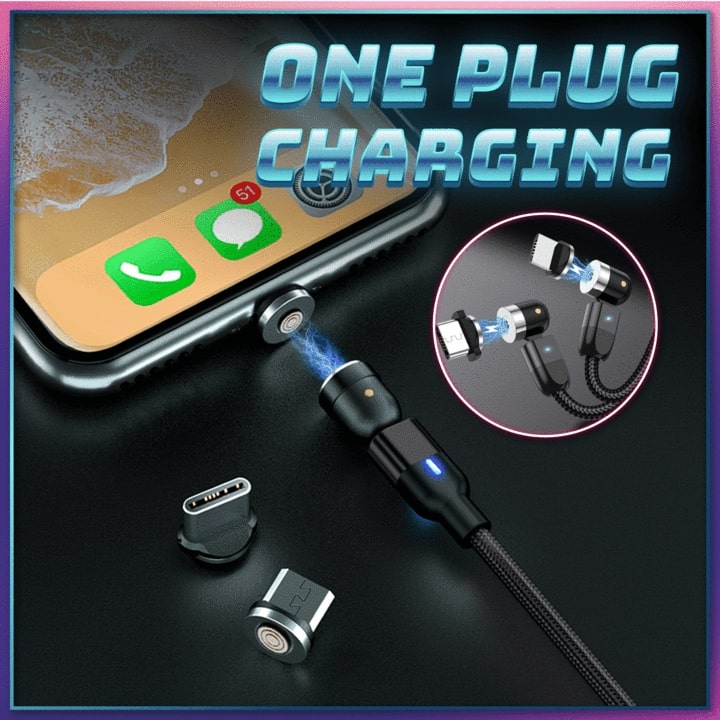 Double Rotation Magnetic Charger