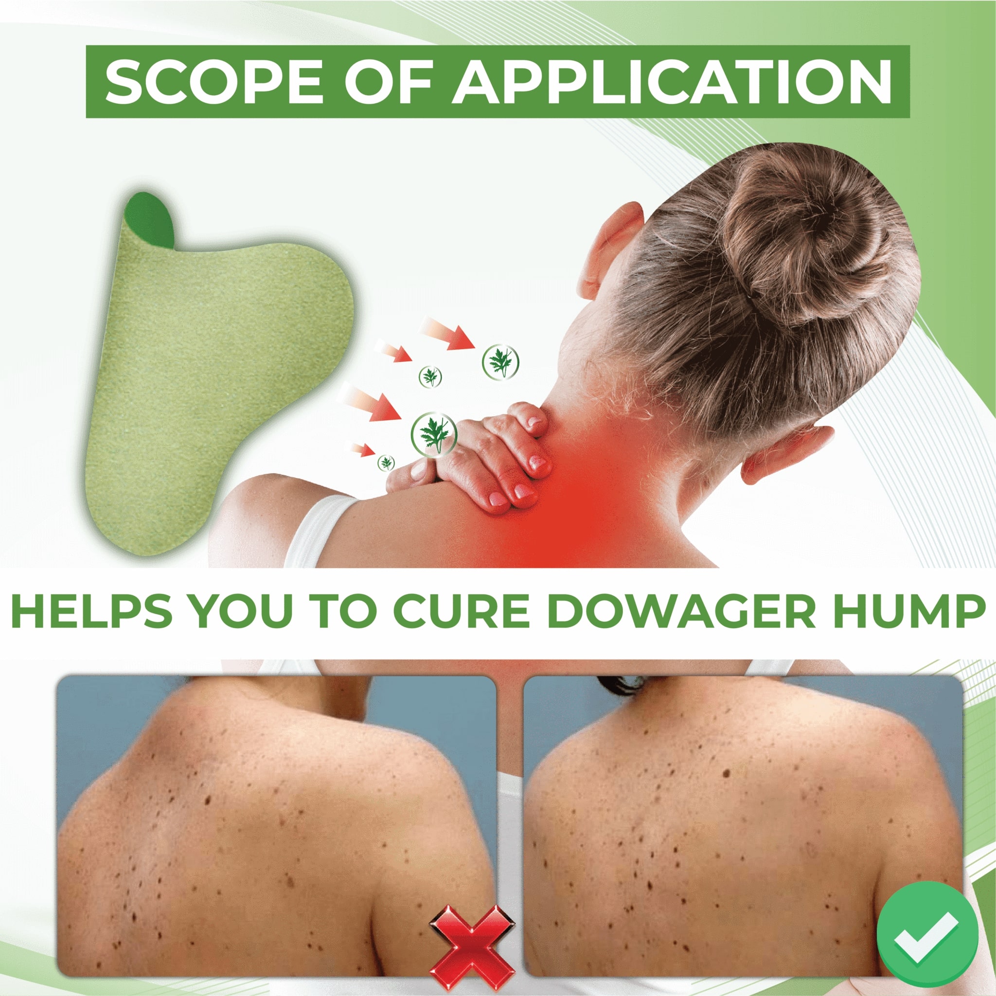 Dowager Hump Neck Drain Patch