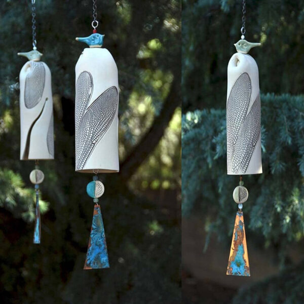 Rustic Dragonfly Wind Chimes