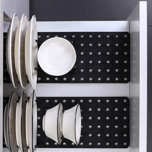 Drawer Retractable Tableware Rack