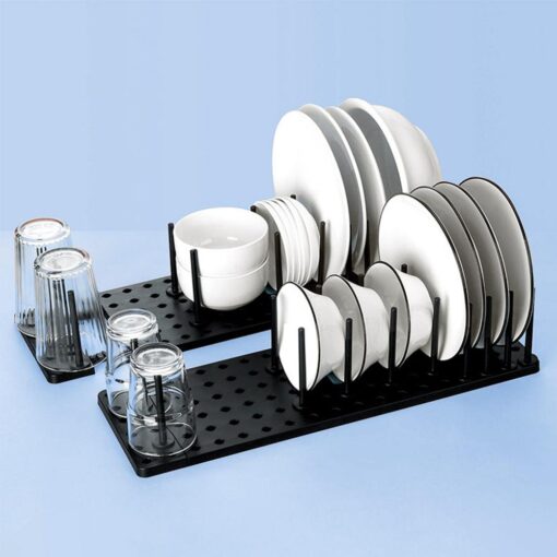 Drawer Retractable Tableware Rack